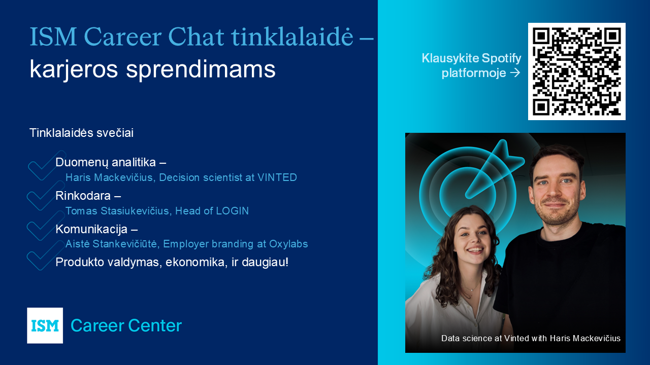ISM Career Chat tinklalaidė